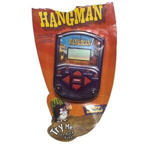 Vintage Hasbro MB 2002 HANGMAN Hand Held Electronic Game New In Package-1334